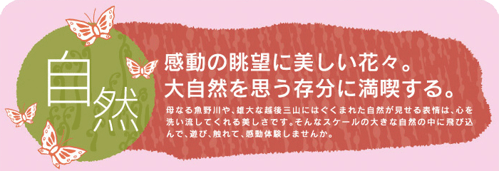 南魚沼の大自然を思う存分満喫しよう!