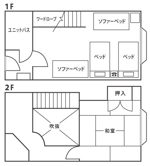 メゾネット間取り