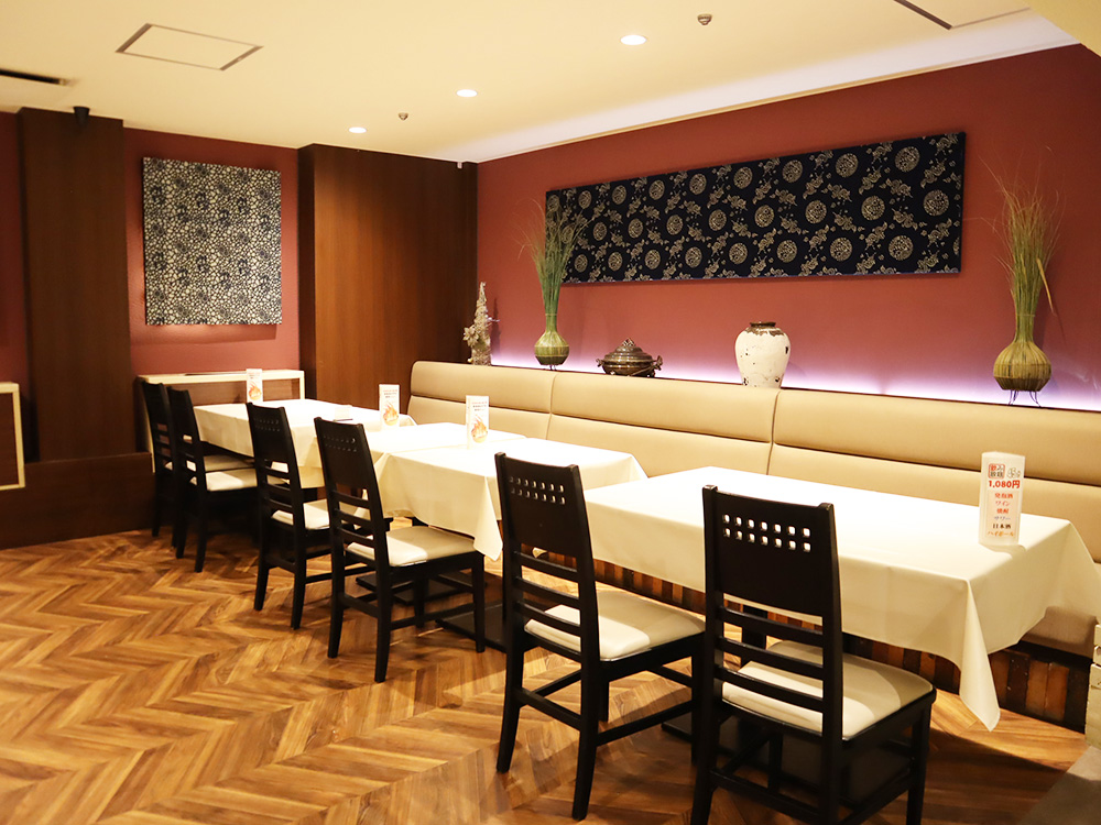 ランチ「桃李」店内写真